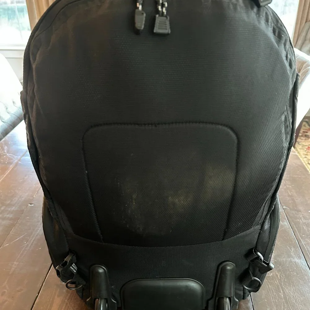 Tenba Shootout Black Rolling Camera Large Photography Travel Backpack Wheels
